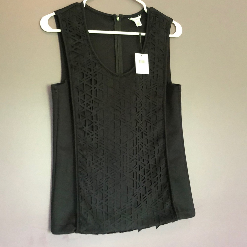 Calvin Klein zip up sleeveless top